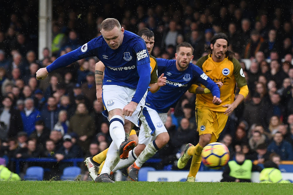 Rooney sút hỏng 11m lần thứ ba mùa này, Everton vẫn thắng dễ Brighton