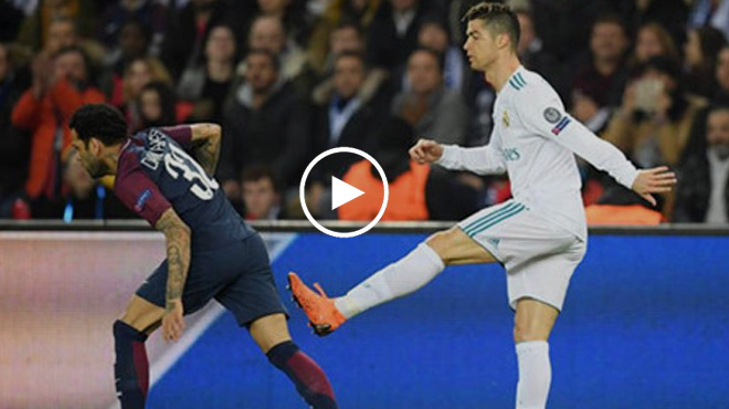 VIDEO: Với hành động thiếu kiểm soát này, Ronaldo có thể khiến Real gặp bất lợi ở Tứ kết Champions League