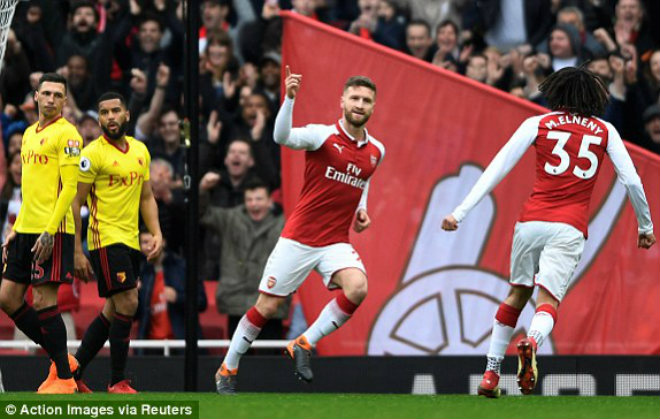 Kết quả Arsenal vs Watford: Penalty hỏng ăn, “pháo nổ” tưng bừng