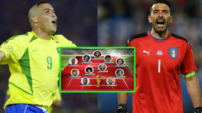 Đội hình xuất sắc nhất lịch sử các kì World Cup: Hoàn hảo đến mức Ronaldinho cũng không có cửa!
