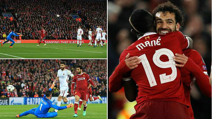 Kết quả Liverpool vs AS Roma: Tuyệt đỉnh siêu sao, đại tiệc 7 bàn mãn nhãn