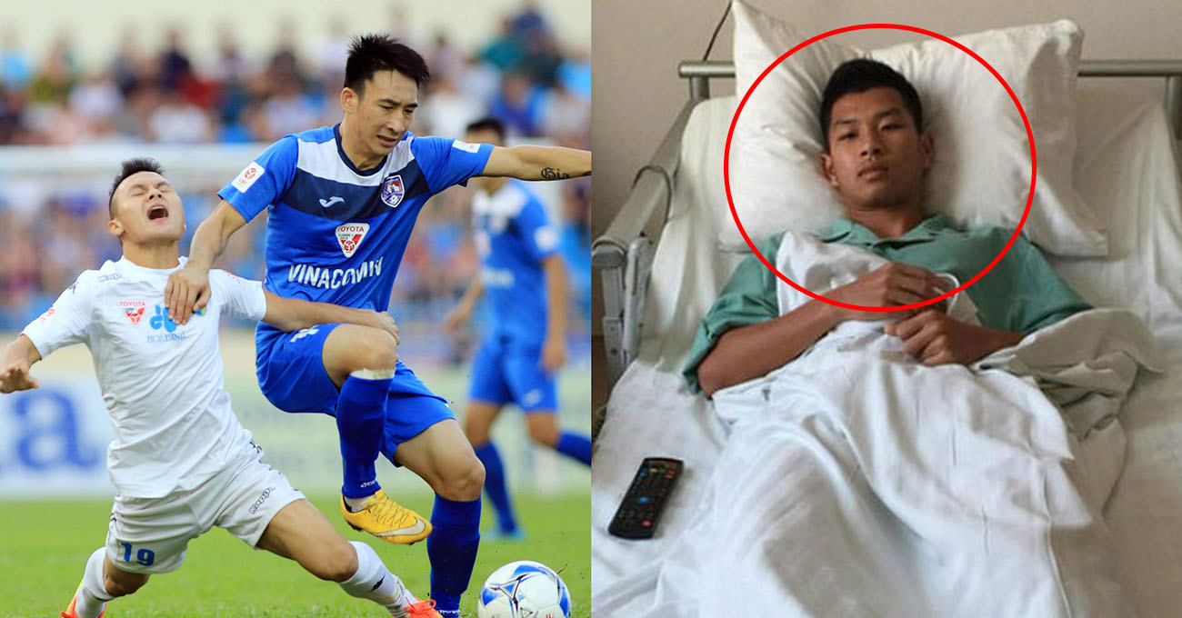 Đạp gãy xương sườn đối thủ, tiền vệ Nguyễn Hải Huy chính thức nhận án phạt nặng từ VPF