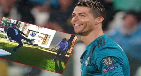 VIDEO: Bắt chước siêu phẩm “xe đạp chổng ngược” của Ronaldo, phóng viên nhận cái kết bi thảm không thể tin nổi