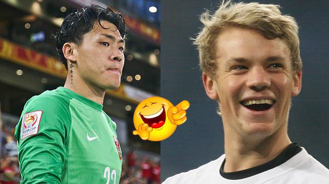HÀI HƯỚC: “Học đòi” Neuer, thủ môn số 1 Trung Quốc khiến cả sân cười vỡ bụng với pha xử lý khó tin và cái kết…