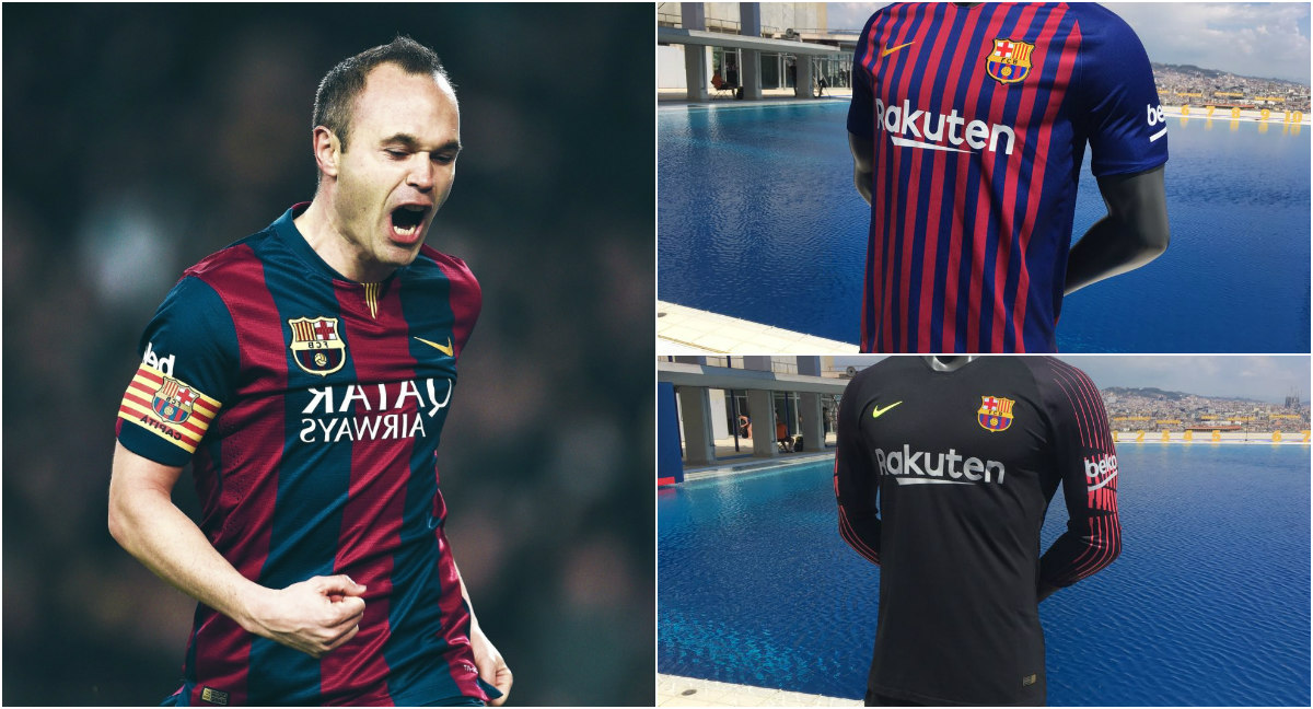 Để tạm biệt huyền thoại Iniesta, Barca lên kế hoạch “trình làng” mẫu áo đấu mùa 2018/19 đẹp miễn chê vào chủ nhật tới!
