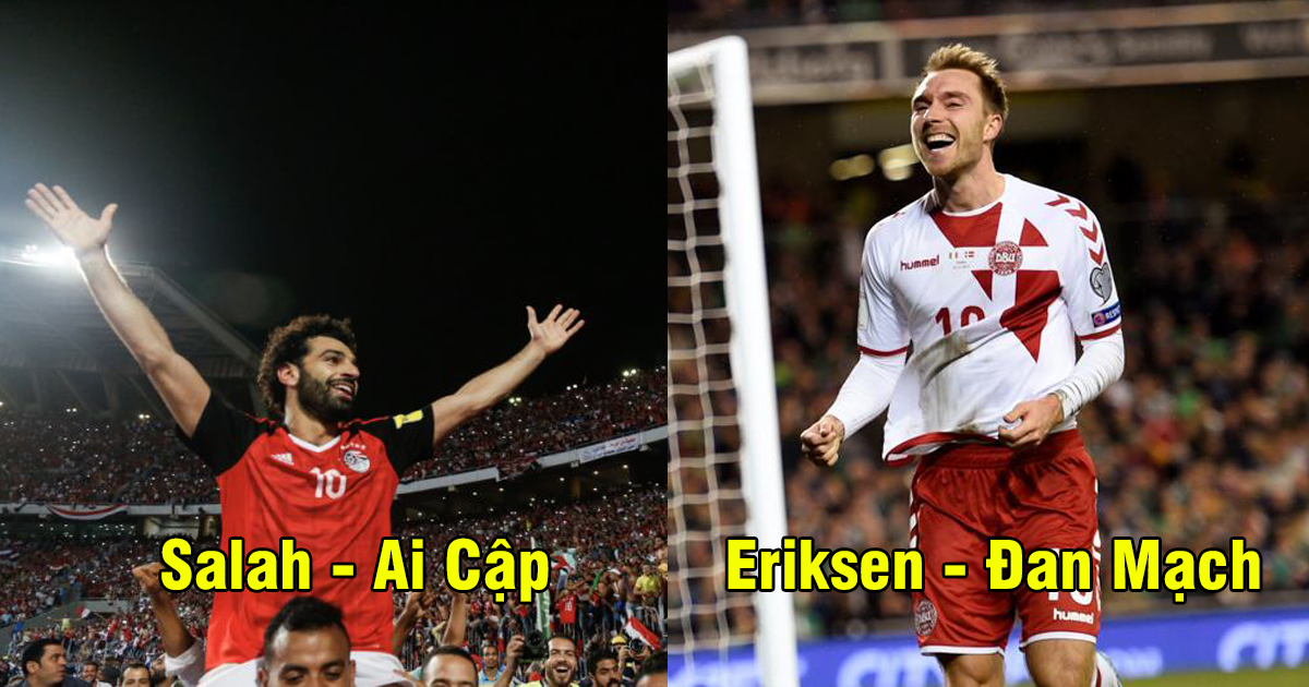 Top 4 “đội bóng 1 người” tại World Cup 2018: Cả Ai Cập trên đôi vai Salah, Eriksen và “những chú lính chì”