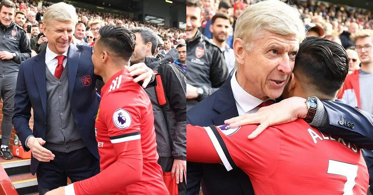 Năm lần bảy lượt quyết rời Arsenal nhưng khi chạm mặt Wenger, Sanchez lại chạy tới tri ân xúc động thế này đây