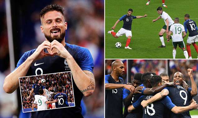 Dễ dàng đánh bại đối thủ khó chịu CH Ireland, Pháp chứng tỏ sức mạnh vượt trội