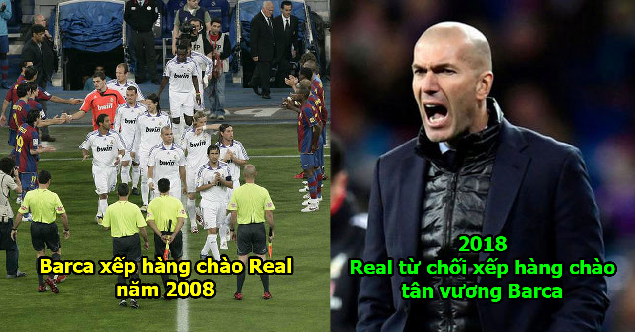 Bị lên án không tôn trọng Barca, đích thân Zidane đứng ra giải thích lý do Real không lập “hàng rào danh dự” khiến anti câm nín
