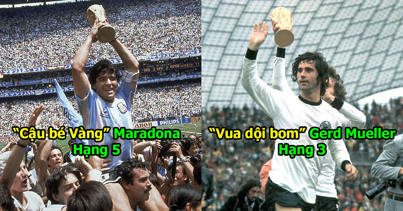 10 cầu thủ vĩ đại nhất World Cup: Chỉ cần 1 danh hiệu nữa, Ronaldo và Messi sẽ chung mâm với những tượng đài bất tử này