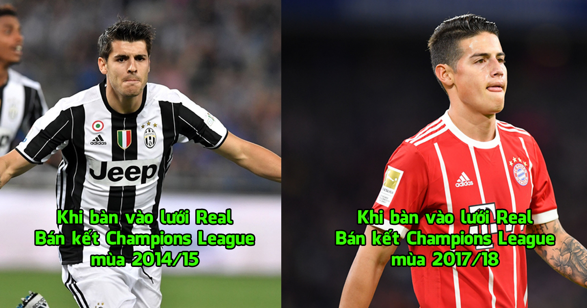 Top 7 cầu thủ từng lập công lẫn “gieo sầu” cho Real tại Champions League: Người Madrid không chỉ hối tiếc vì James Rodriguez
