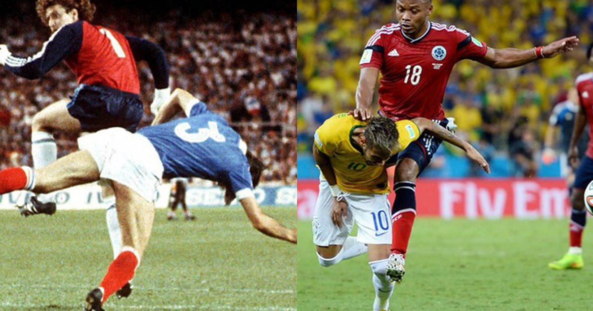 Top 10 pha phạm lỗi kinh khủng nhất lịch sử World Cup: Số 1 khiến Neymar suýt tàn phế suốt đời