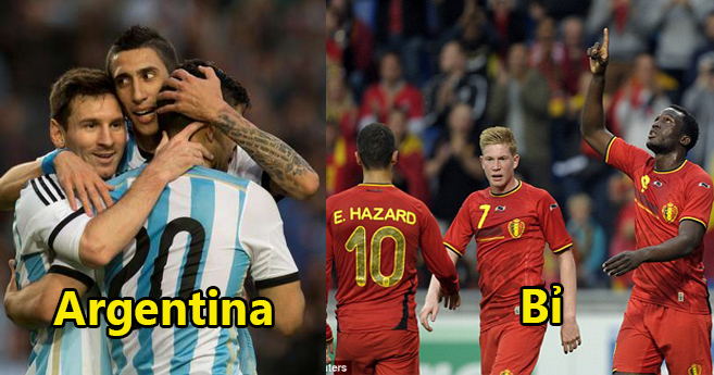 Điểm mặt đội hình CHÍNH THỨC của 8 đội bóng mạnh nhất World Cup 2018: Argentina, Đức và Bỉ khiến thế giới phát sốt