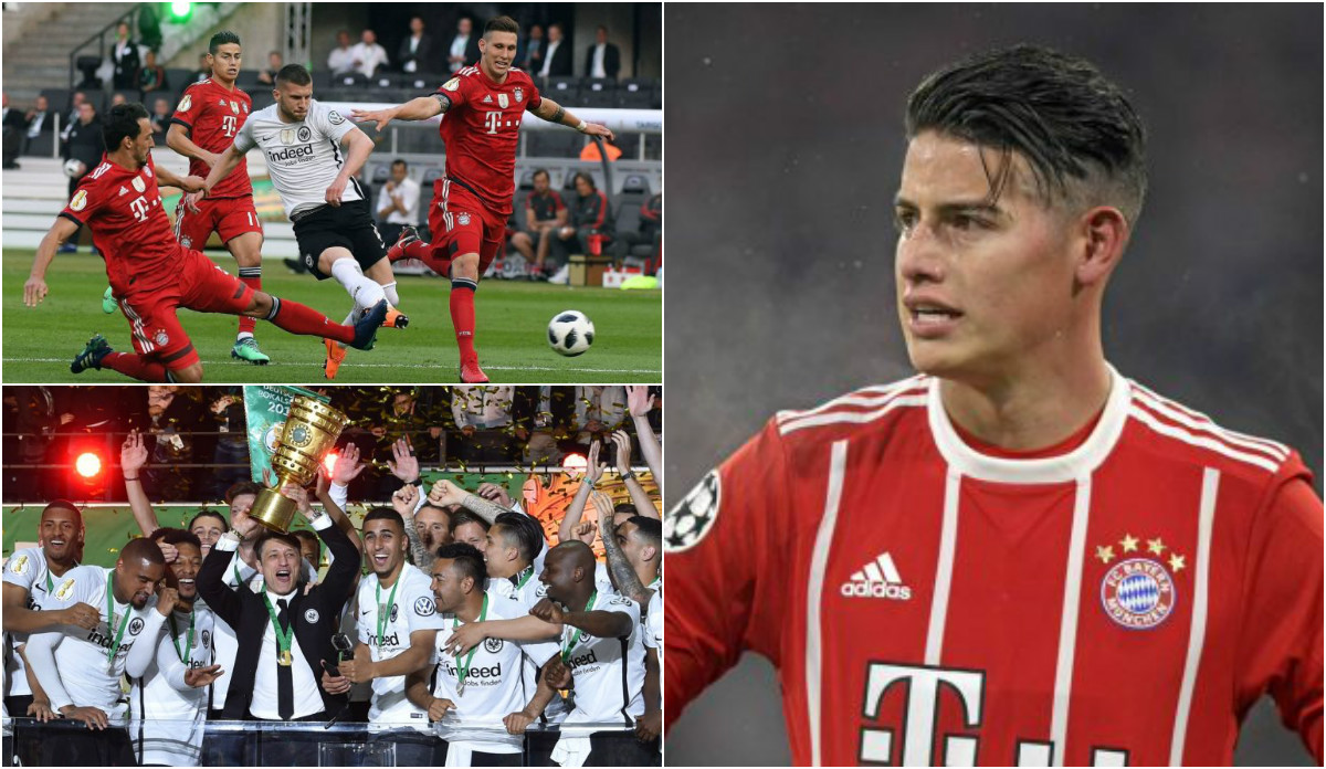 James hóa tội đồ, Bayern thua sốc ở chung kết Cúp QG Đức