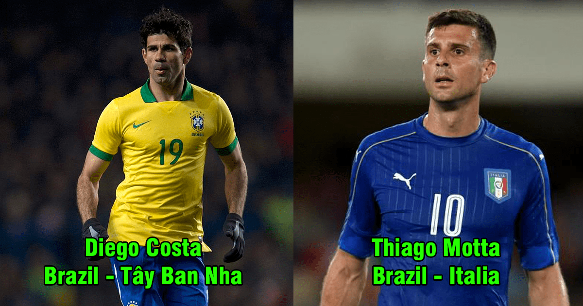 Top 5 cầu thủ từng thi đấu cho 2 ĐTQG trong sự nghiệp: Người Brazil phát điên vì Diego Costa