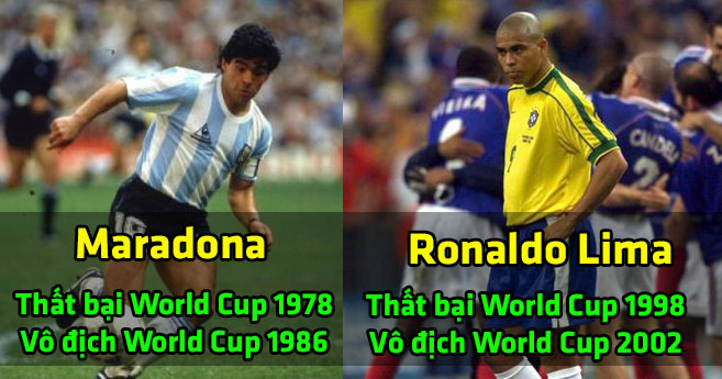 Top 10 siêu sao có sự trở lại mạnh mẽ nhất sau nỗi hổ thẹn World Cup: Rô béo sánh vai Maradona