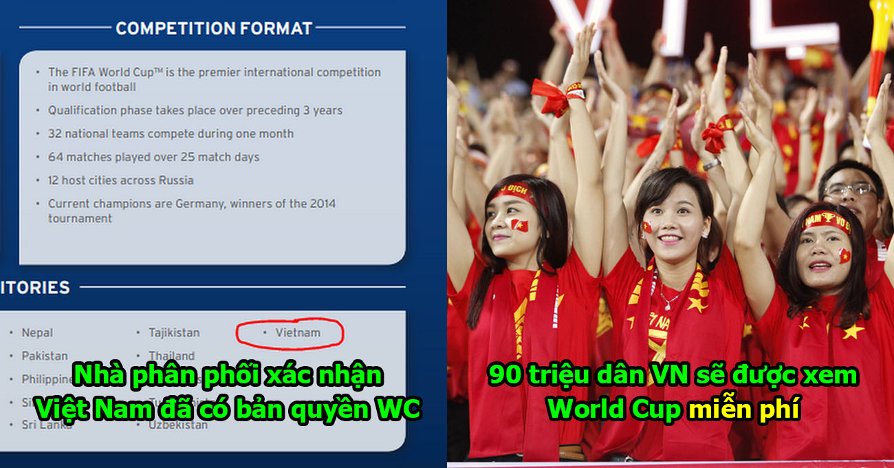 CỰC NÓNG: VTV đàm phán xong xuôi, 90 triệu dân Việt Nam chắc chắn sẽ được xem World Cup miễn phí Hè này