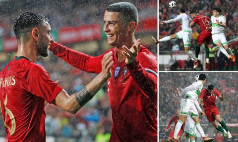 Kết quả Bồ Đào Nha vs Algeria: Ronaldo kiến tạo, đàn em bừng sáng cú đúp