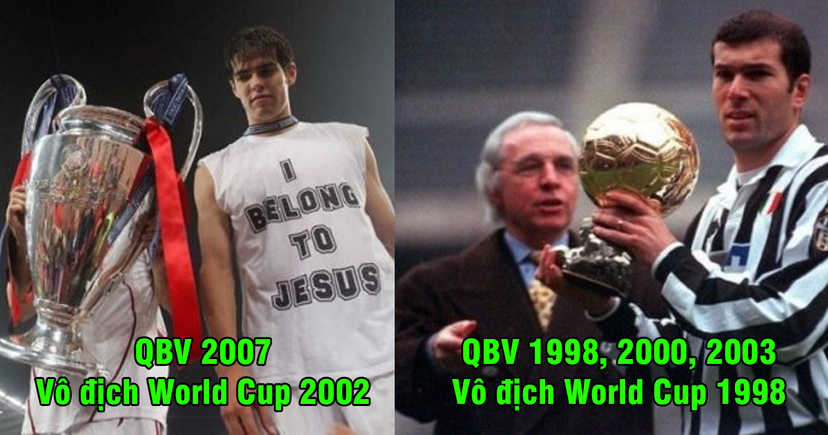 Tuyên bố Ronaldo và Messi không đủ tuổi, bởi 8 cầu thủ này vừa vô địch World Cup vừa có “Bóng vàng”