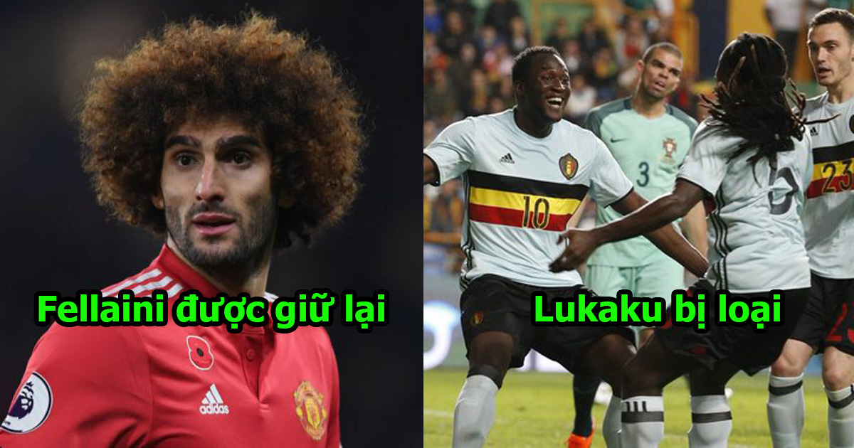 SỐC: ĐT Bỉ chốt hạ danh sách 23 siêu nhân chinh phục World Cup, tất cả bàng hoàng vì Lukaku bị loại!