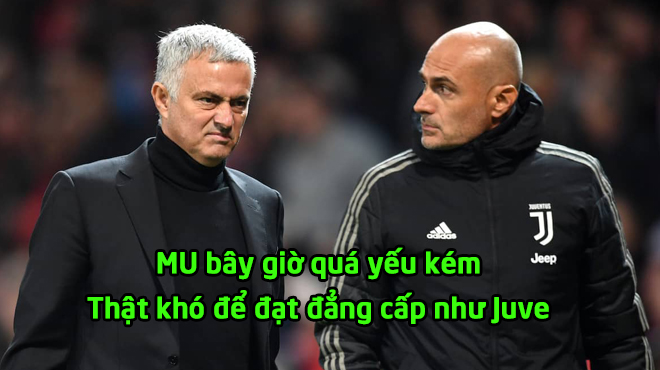 Sau tất cả Mourinho cay đắng thừa nhận: “Juve, Man City ở một đẳng cấp khác, thật khó để đạt đến trình độ của họ”