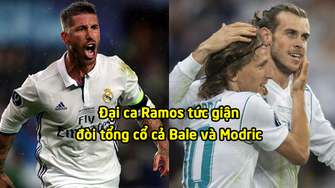 Real thảm họa: Đại ca Ramos họp khẩn “ông trùm” đuổi cặp đôi Modric – Bale