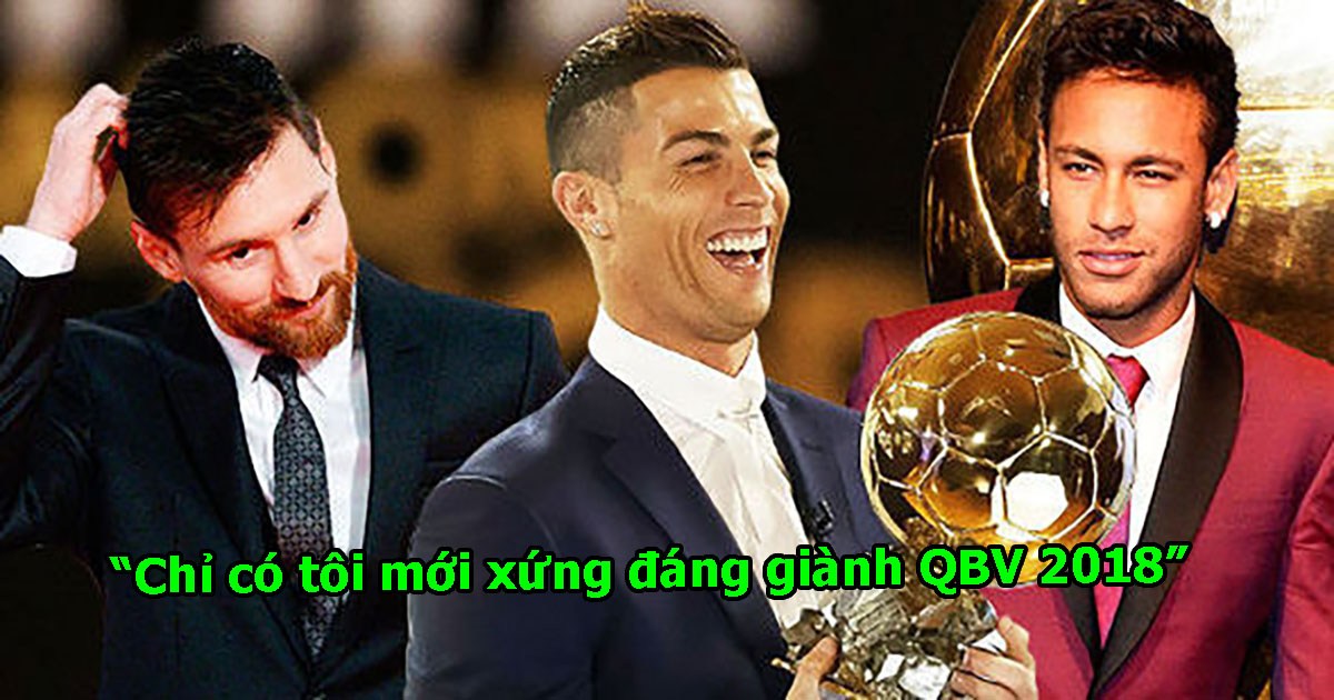 Cristiano Ronaldo: “Tôi hay hơn Messi, tôi xứng đáng giành Quả Bóng Vàng năm nay”