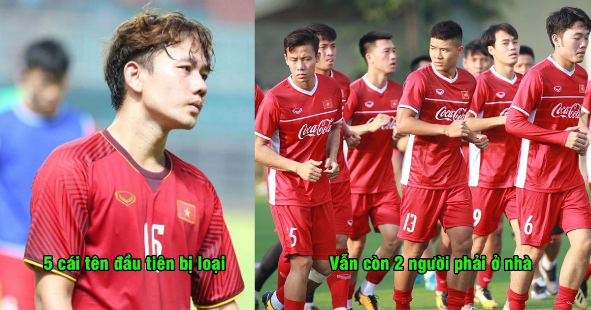 Loại xong 5 cầu thủ đầu tiên, 2 người cuối cùng bị thầy Park gạch tên trước ngày AFF Cup khởi tranh cũng lộ diện