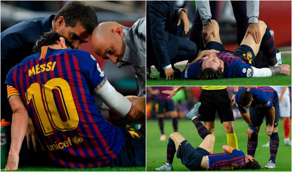 CỰC N.Ó.N.G: Messi gặp chấn thương rùng rợn, có nguy cơ bỏ lỡ El Classico, lỡ luôn cả mùa giải