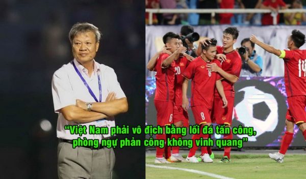 HLV Lê Thụy Hải: “Việt Nam phải chơi tấn công để vô địch AFF Cup, phòng ngự phản công chẳng vẻ vang gì”