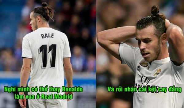 Tự coi mình là ông vua mới của Real, lại học theo tính cách của Ronaldo, số phận Gareth Bale giờ bi đát thế này đây