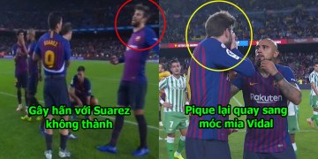 Biến căng: Dàn sao Barca cãi nhau nảy lửa ngay trên sân, Suarez còn chửi như tát nước vào mặt Pique thế này