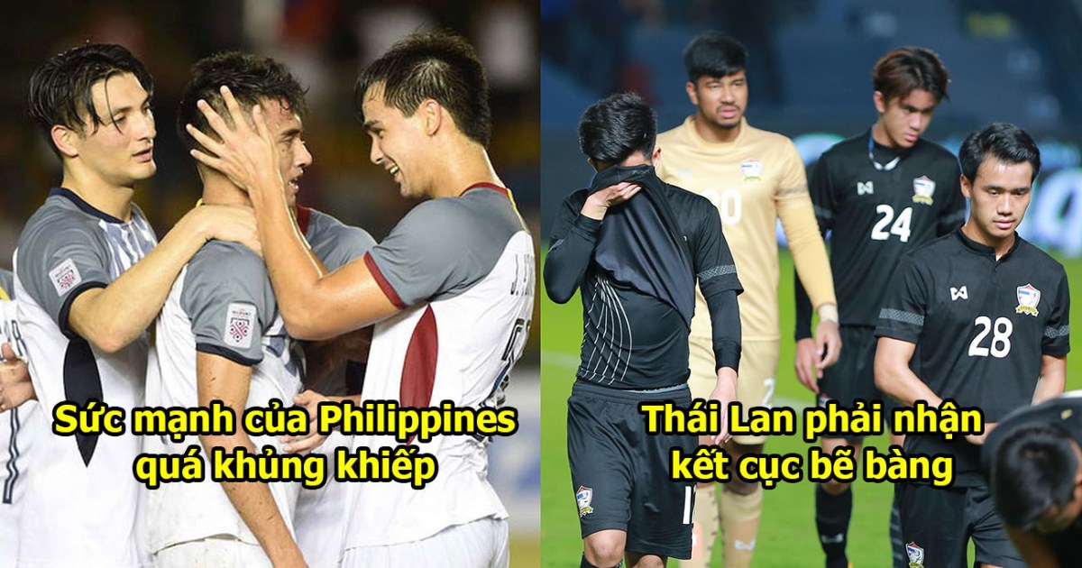 Đánh rơi chiến thắng ở Philippines, Thái Lan vẫn có nguy cơ bị loại ngay vòng bảng