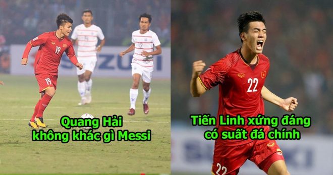 Quang Hải đá như Messi nhập, Việt Nam bón hành ngập mặt cho Campuchia, gửi lời thách thức tới Thái Lan