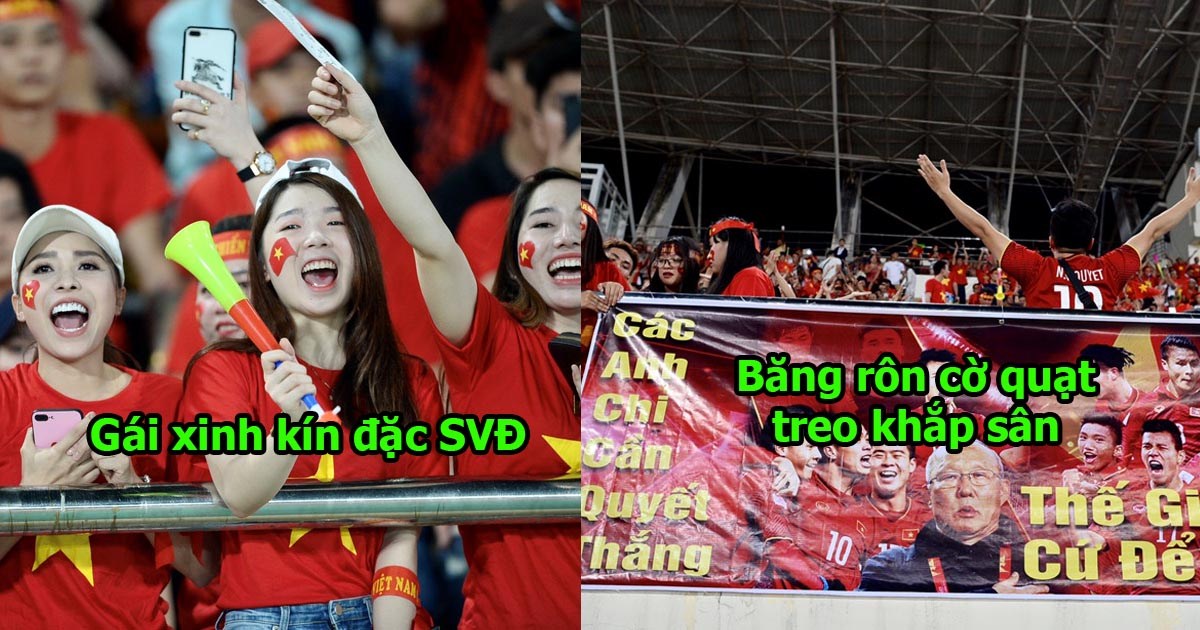 CHÙM ẢNH: Cả SVĐ quốc gia Lào đỏ rực như sân Mỹ Đình, nhìn mà thấy thương các cầu thủ đội bạn quá đi mất!