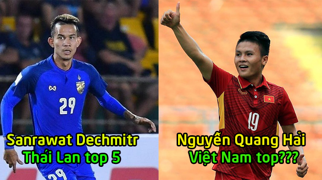 Top 5 cầu thủ hay nhất lượt trận thứ 5 vòng bảng AFF Cup: Quá bất ngờ với vị trí  của Quang Hải