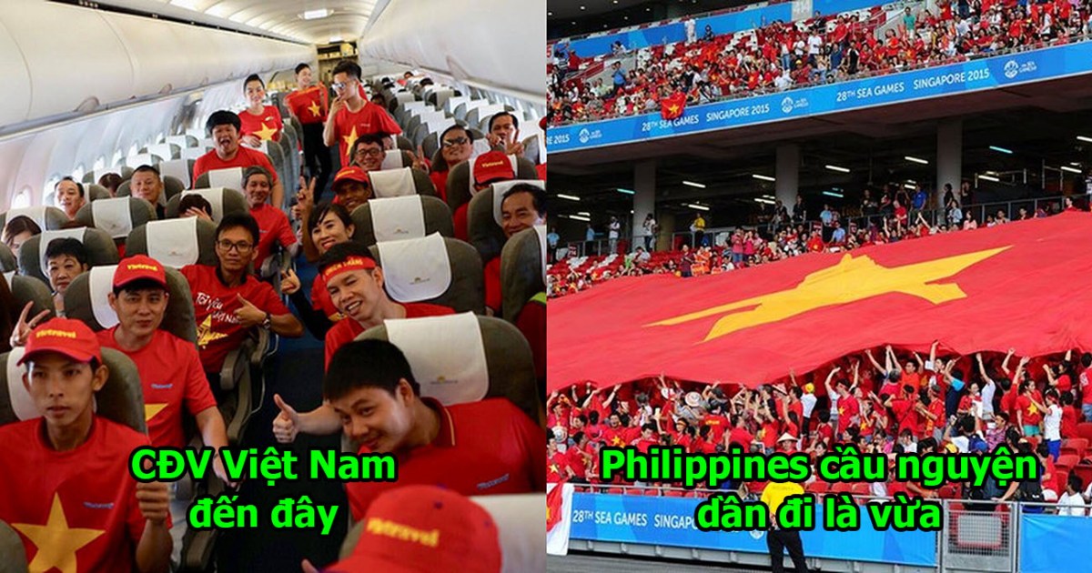 CHÙM ẢNH: CĐV Việt Nam chơi trội bao trọn chuyên cơ, sẵn sàng biến sân Panaad thành Mỹ Đình giữa lòng Philippines