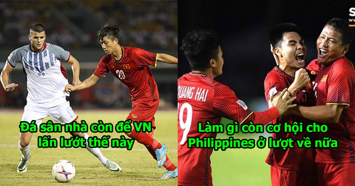 CĐV Philippines tuyệt vọng: “Cần gì đá trận lượt về nữa, Việt Nam chắc chắn vào chung kết rồi”