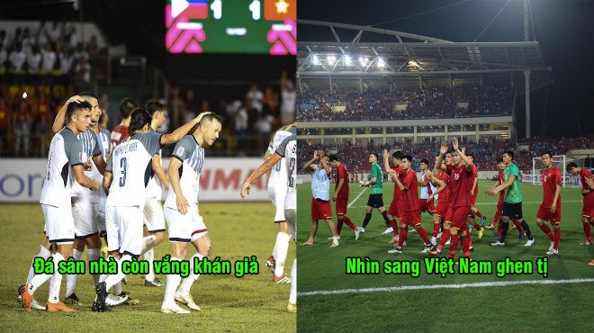 Cầu thủ Philippines: “Việt Nam làm thế nào mà có nhiều FAN đến cổ vũ thế? Chúng tôi có mơ cũng không được”