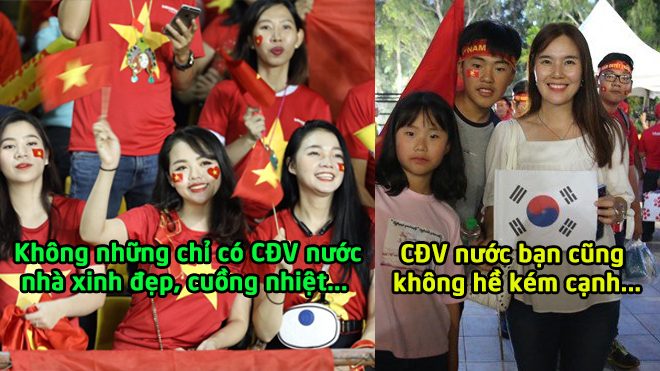 CHÙM ẢNH: Dàn mỹ nữ Việt Nam đốt cháy khán đài Panaad, thế mới biết không những cầu thủ giỏi mà CĐV của chúng ta cũng rất hay