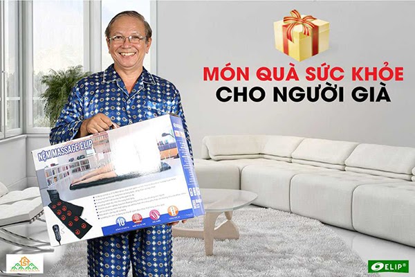 Đệm massage món quà sức khỏe tuổi già