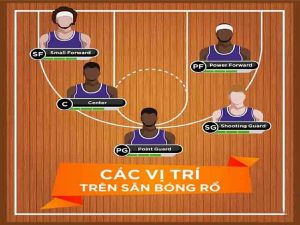 Các vị trí trong bóng rổ và vai trò từng vị trí thi đấu