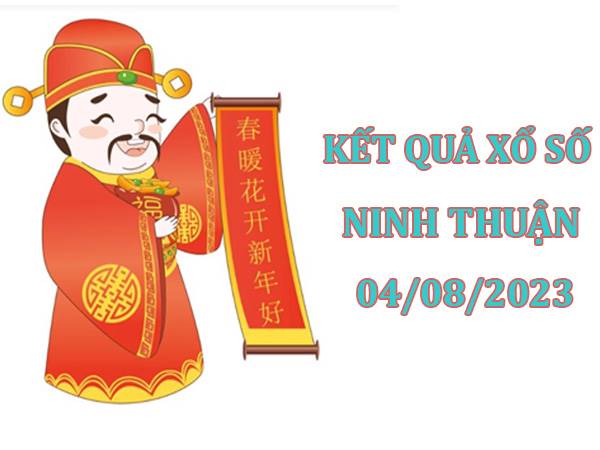 Phân tích xổ số Ninh Thuận ngày 4/8/2023 soi cầu XSNT thứ 6