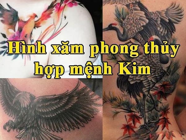Vị trí xăm hình hợp mệnh Kim