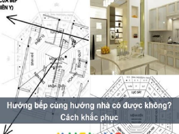 Cách hóa giải hướng bếp cùng hướng nhà hiệu quả